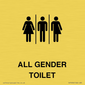 Female, Male and Non-gender specific